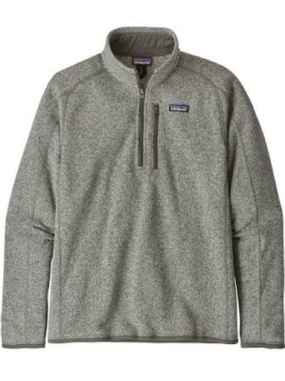 Patagonia Men's Gray Quarter-Zip Fleece Pullover